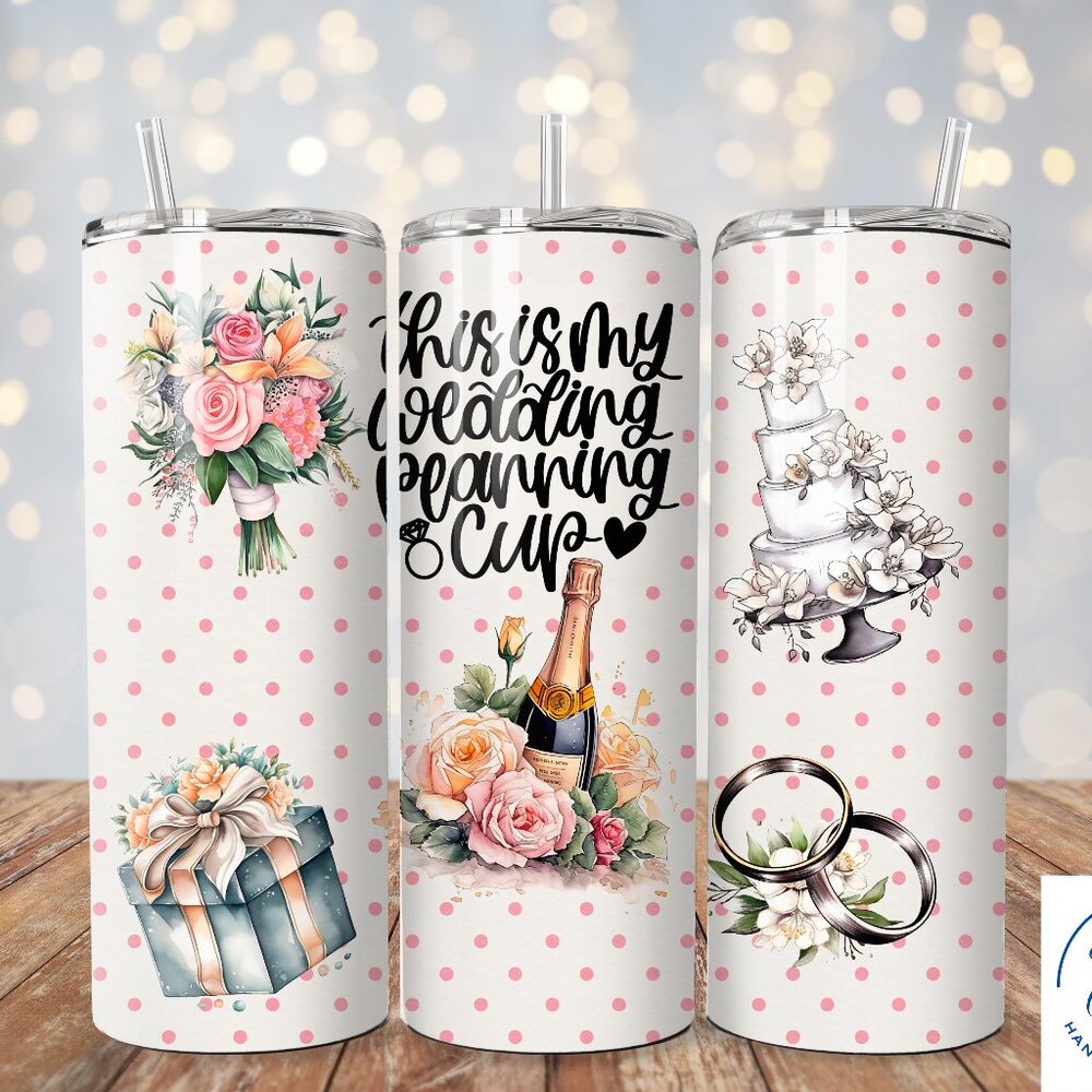 Bride Planning Tumbler, My Wedding Planning Tumbler, Bridal Shower Gift,